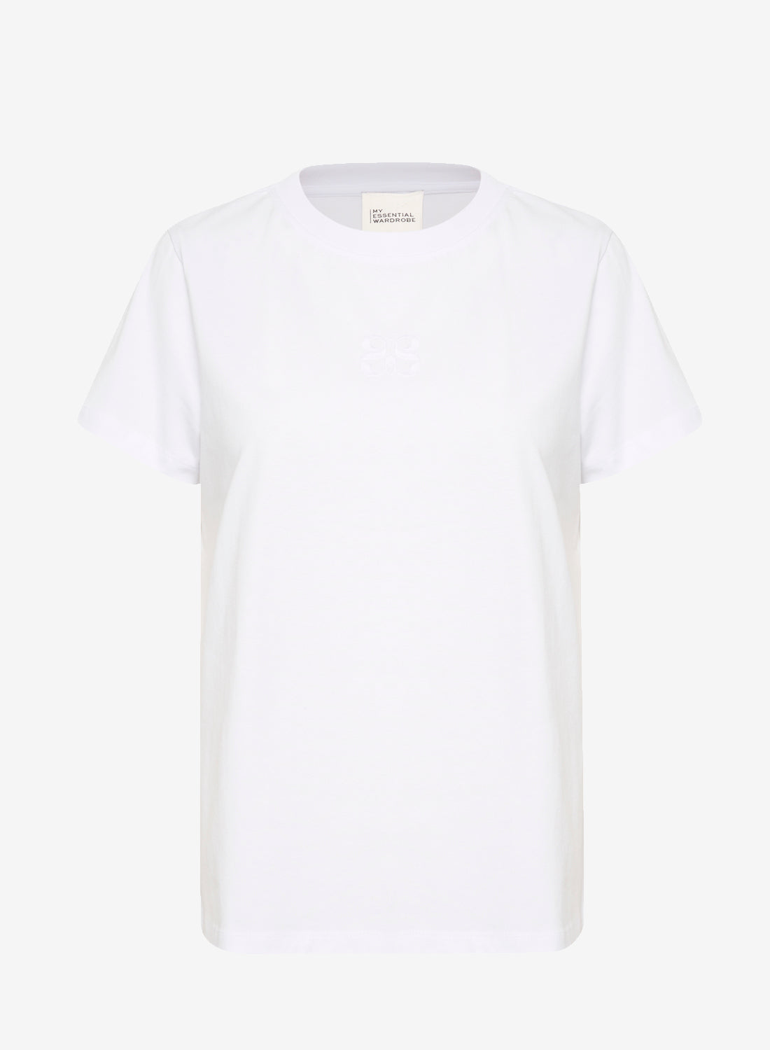 My Essential Wardrobe SeattleMW Logo Embroidery Tee Bright White