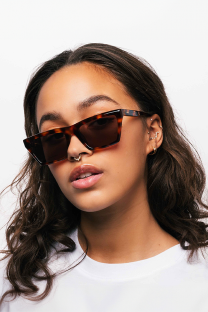 Messy Weekend - Solbriller - Brown Tortoise - New Corey