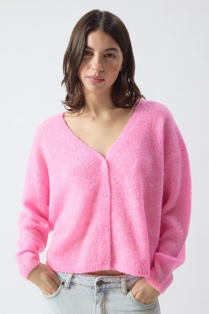 American Vintage - Cardigan - Pink - Nuggy