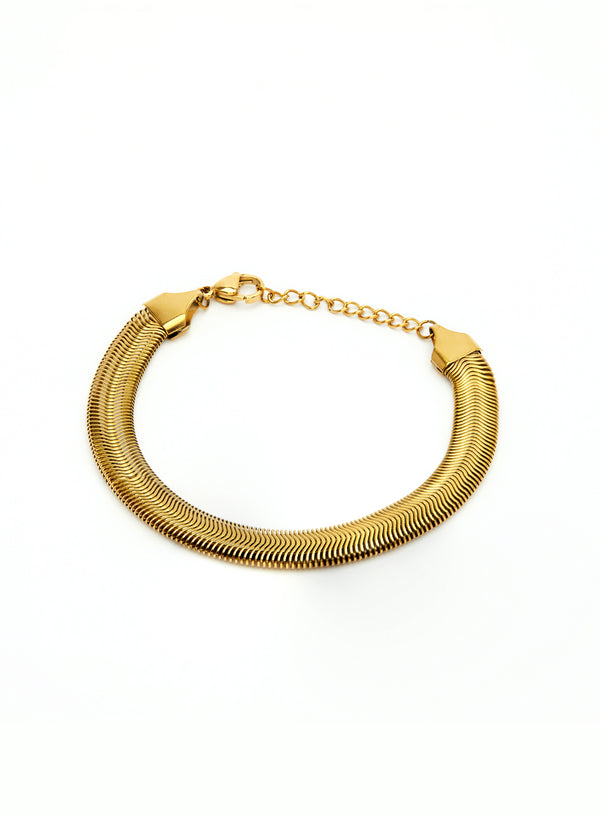 Nine Snake Bracelet Gold
