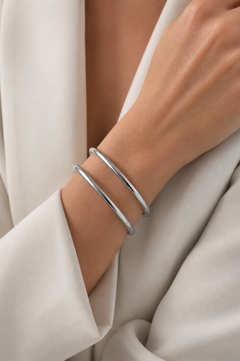 Nine Jewelry - Zoey Cuff bracelet - sølv