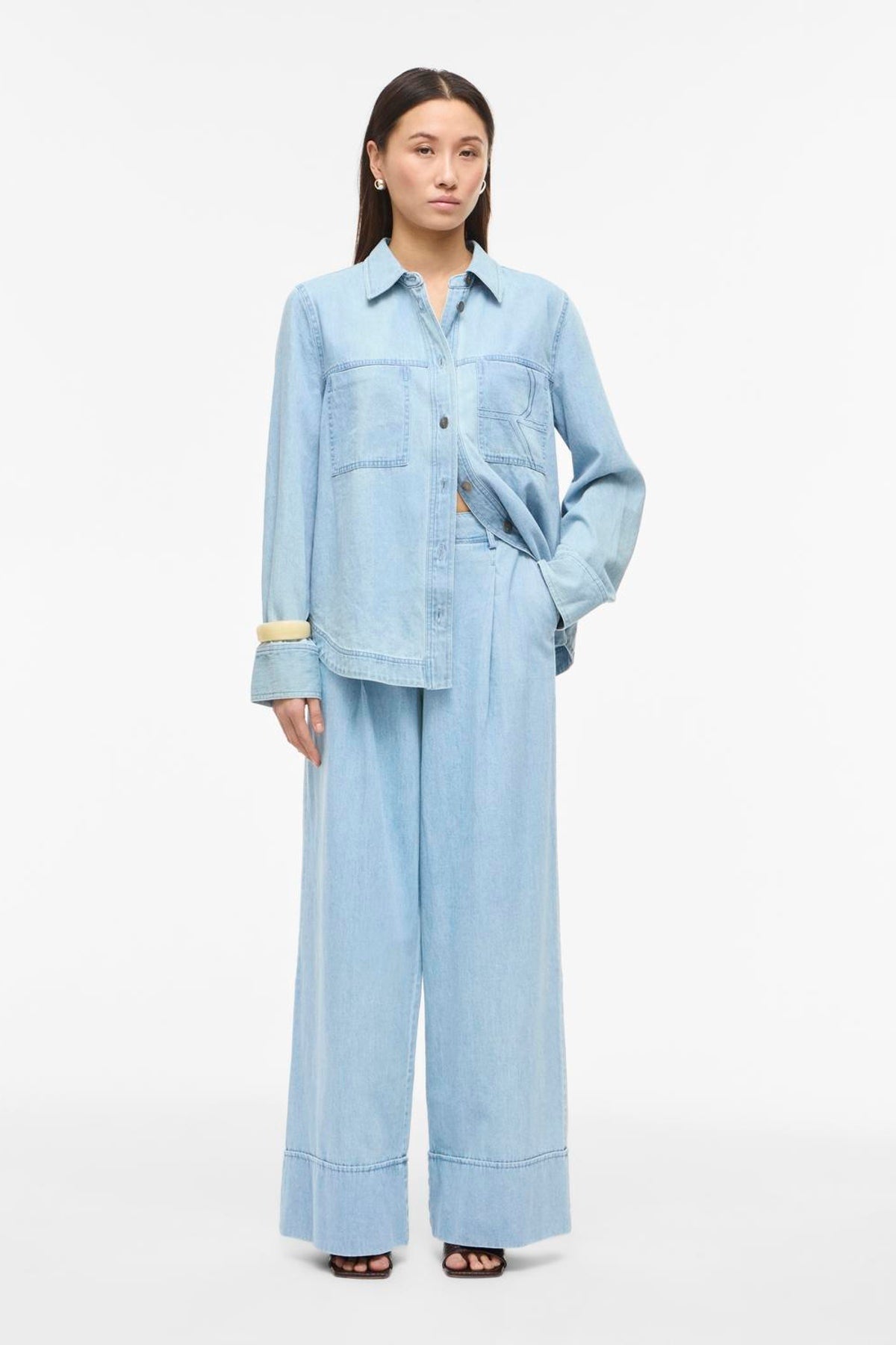 Rouge Edit - Skjorte - Light blue denim - Roufrancie mae