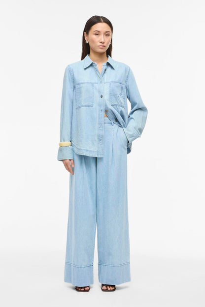 Rouge Edit - Skjorte - Light blue denim - Roufrancie mae