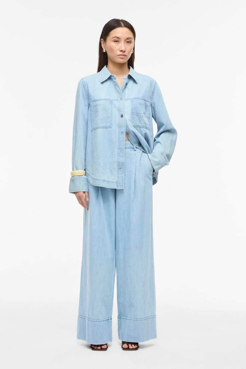 Rouge Edit - Skjorte - Light blue denim - Roufrancie mae