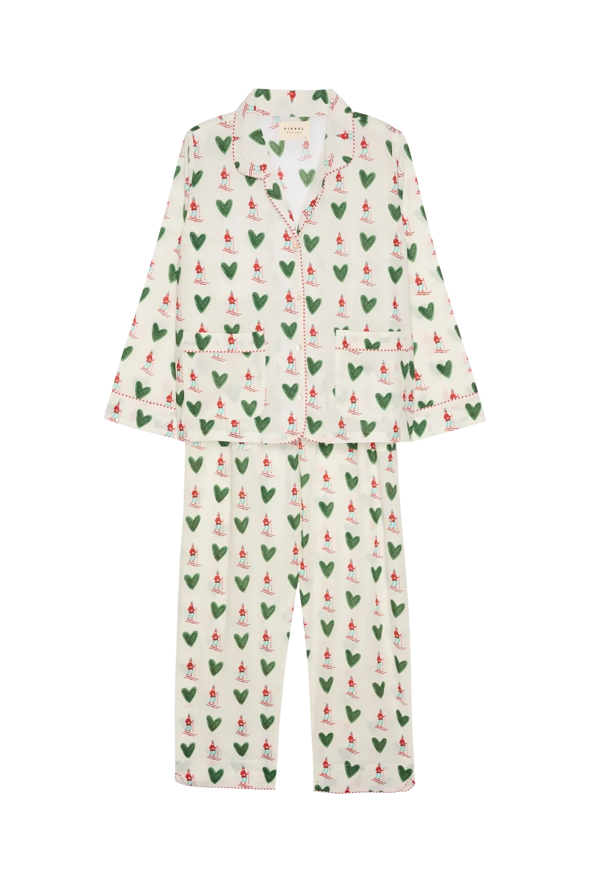 Nuit Pyjamas Set fra Sissel Edelbo er et charmerende pyjamassæt packshot