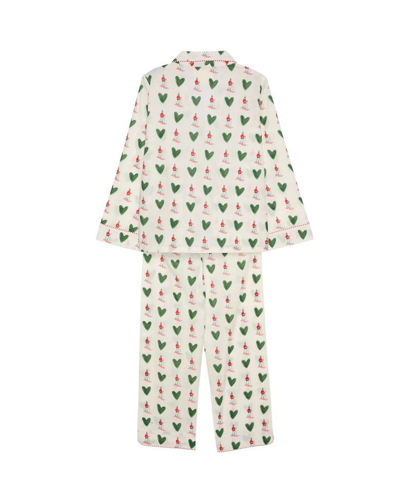 Nuit Pyjamas Set fra Sissel Edelbo er et charmerende pyjamassæt bagfra