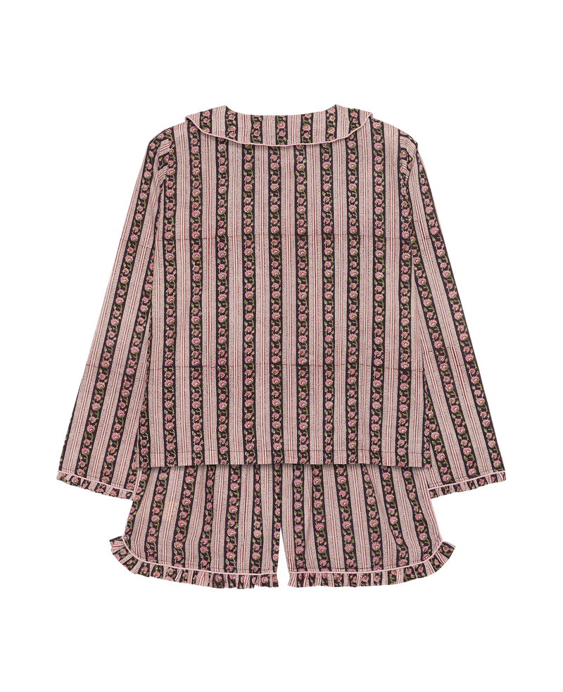 Sissel Edelbo - Nattøjssæt - Nuvena - Black Stripes