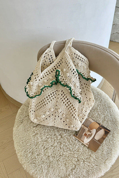 Andcopenhagen Basics - Taske - Creme/Grøn - Ginny