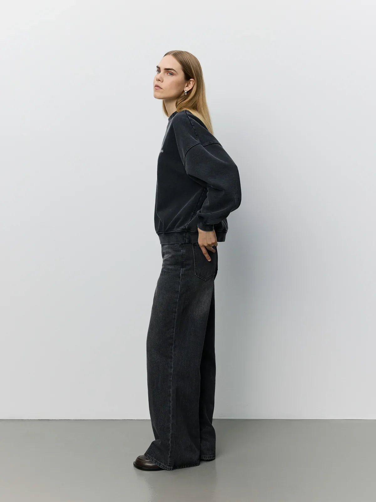 Sofie Schnoor Women - Sweatshirt - Washed Black - Parossw
