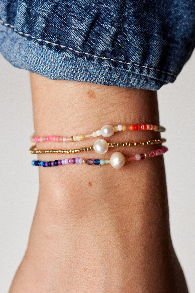 Anni Lu - Armbånd - Guld - Pearly Bracelet