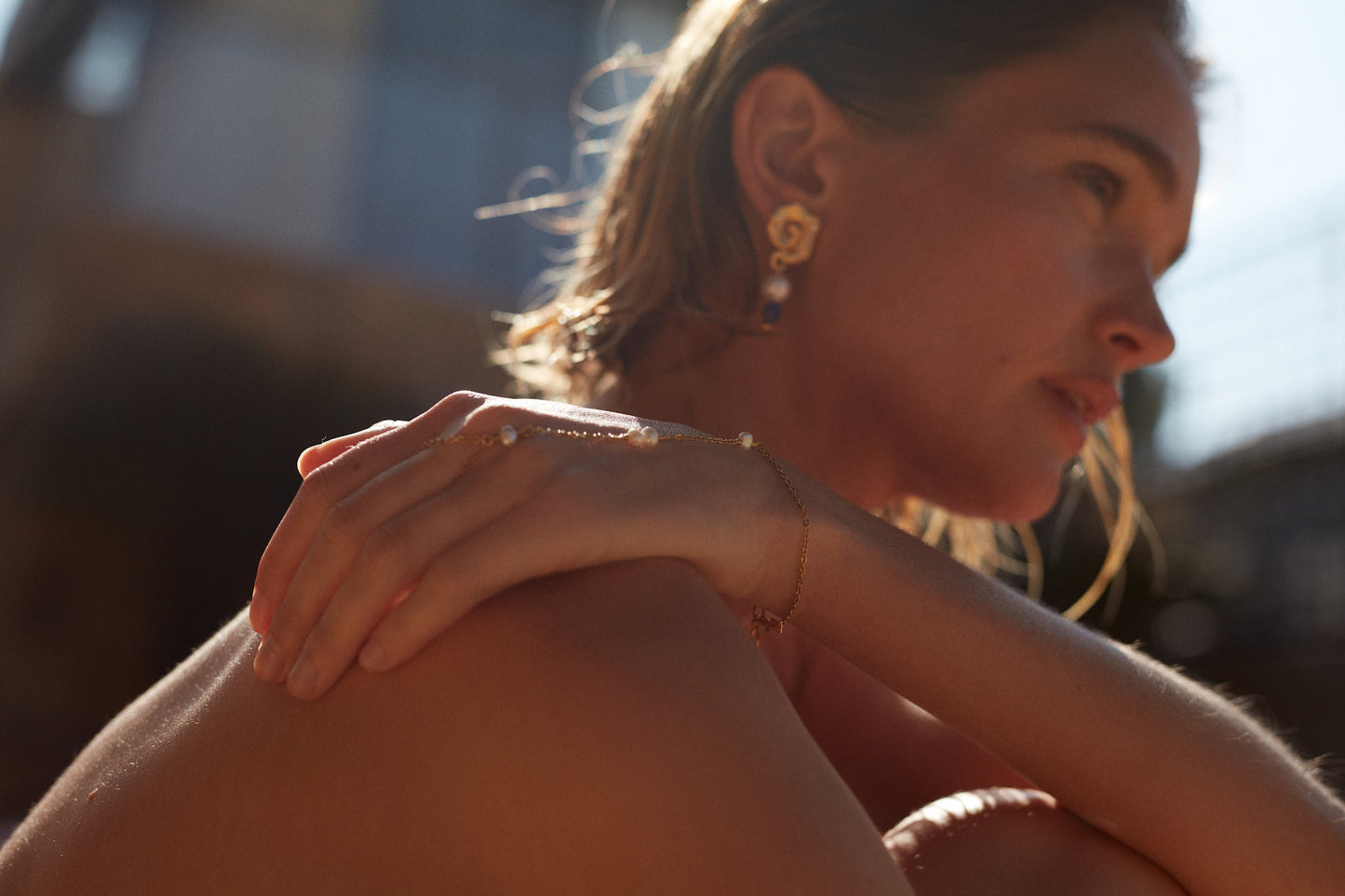 Anni Lu - Håndsmykke - Gold - Pearly Handchain