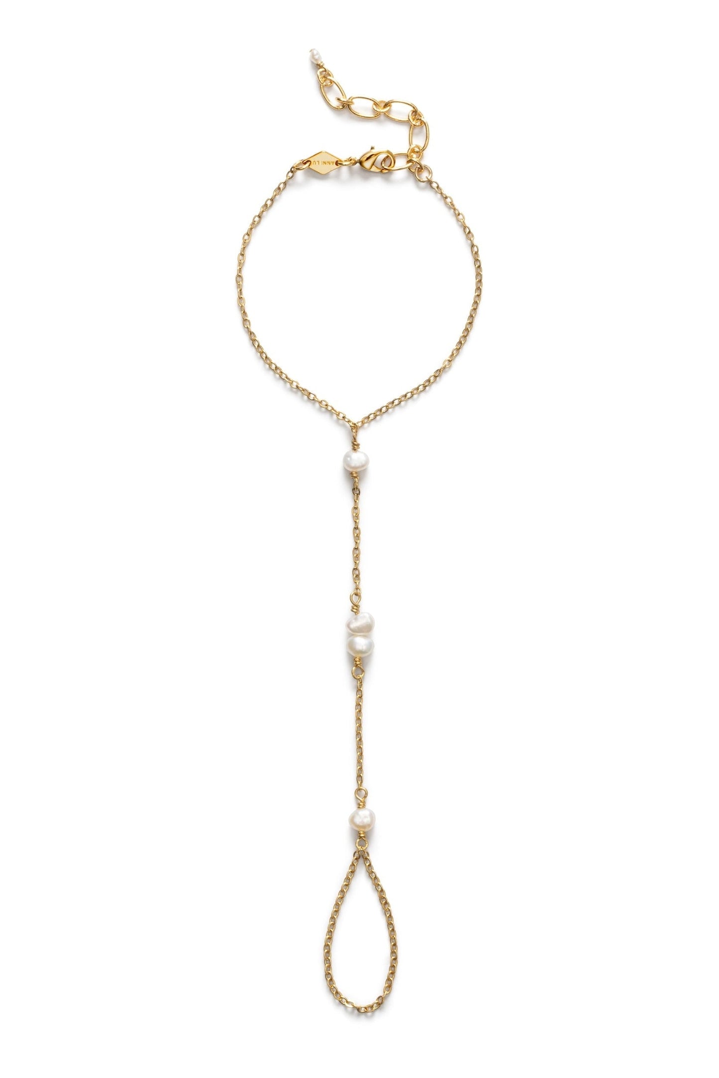 Anni Lu - Håndsmykke - Gold - Pearly Handchain