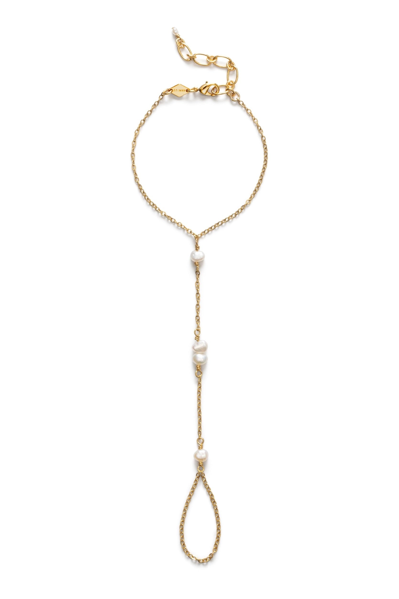 Anni Lu - Håndsmykke - Gold - Pearly Handchain