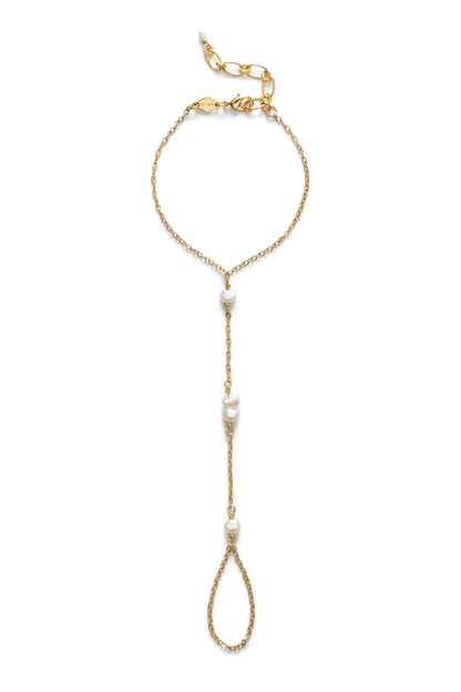 Anni Lu - Håndsmykke - Gold - Pearly Handchain