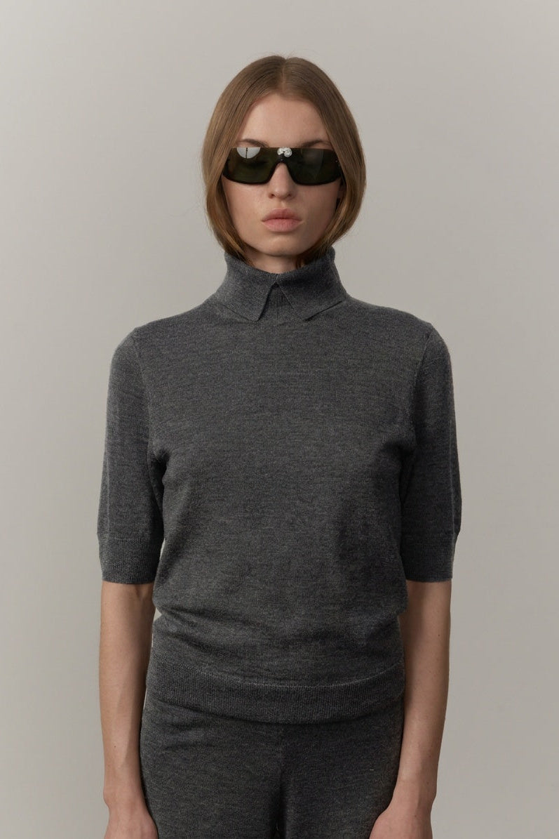 Herskind - Bluse - Dark Grey - Perry