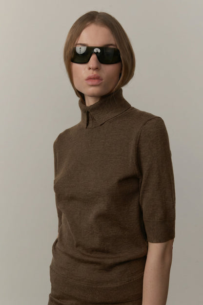 Herskind - Bluse - Khaki - Perry