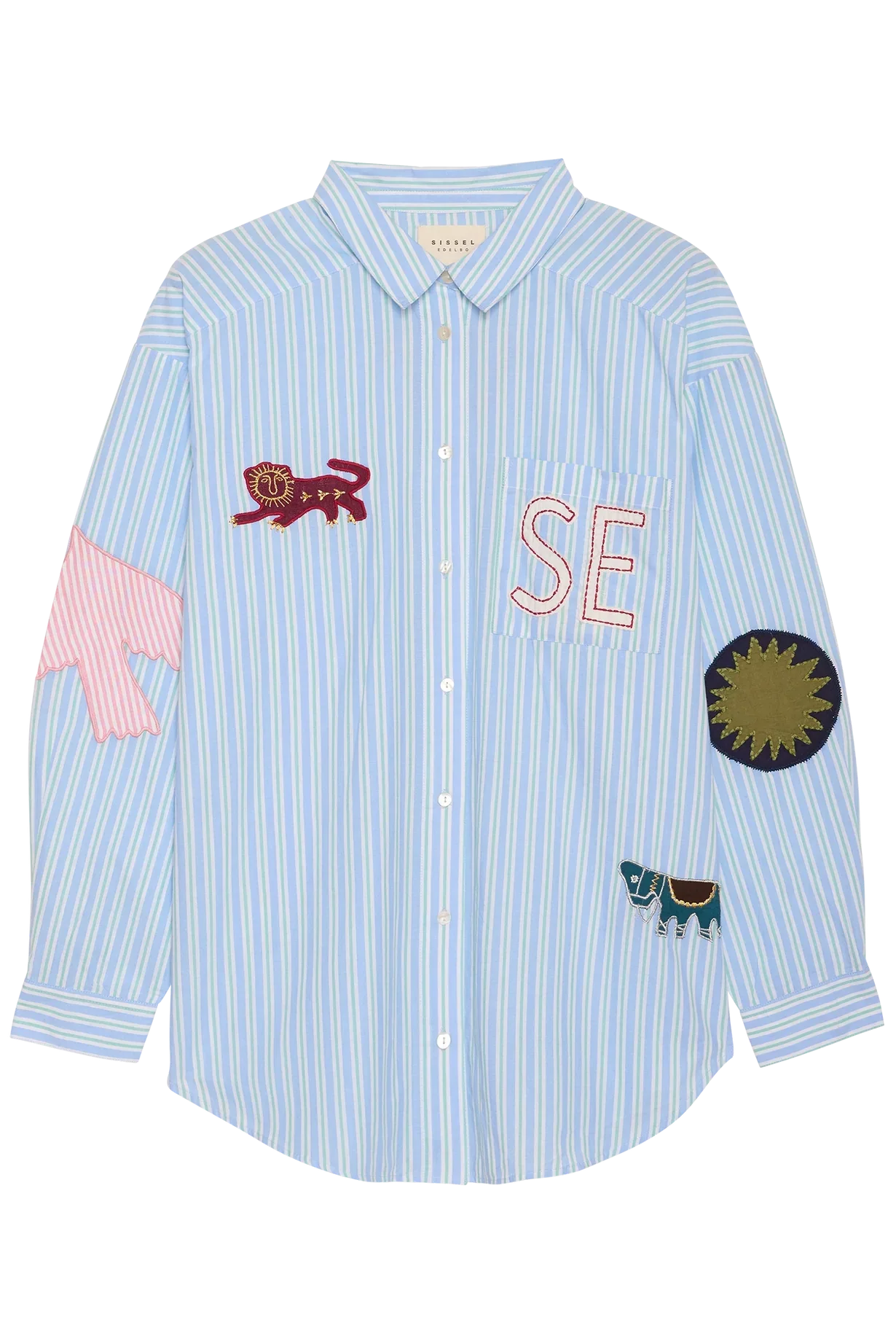 Sissel Edelbo - Skjorte - Green Stripes - Pil