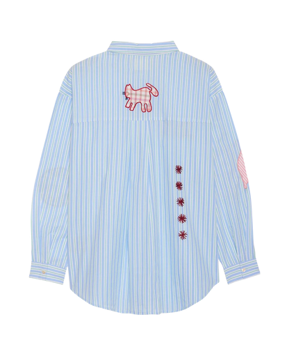 Sissel Edelbo - Skjorte - Green Stripes - Pil