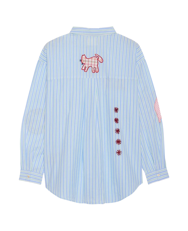 Sissel Edelbo - Skjorte - Green Stripes - Pil