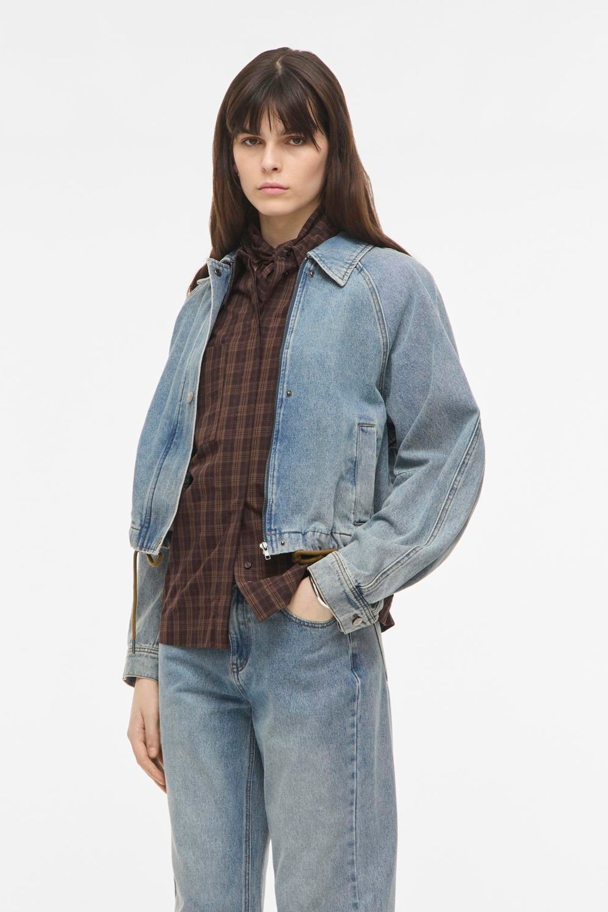 Rouge Edit - Jakke - Light Blue Denim - Routiana