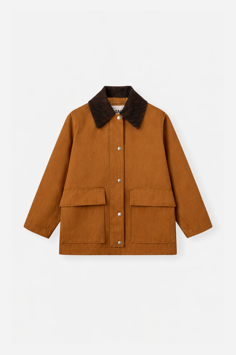 Ganni - Jakke - Cinnamon Swirl - Heavy Twill Jacket