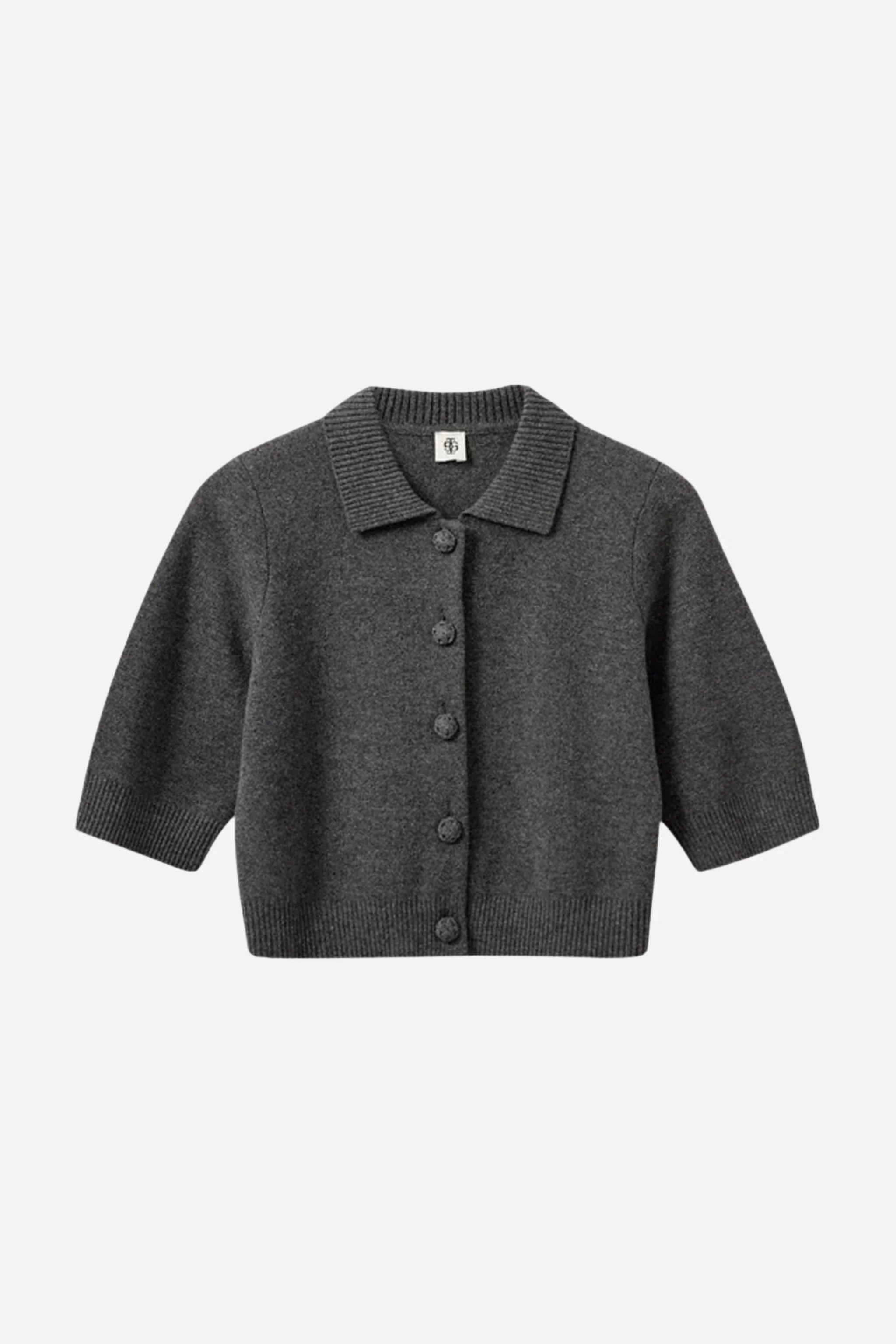 The Garment - Cardigan - Grå - Como Cropped Cardigan