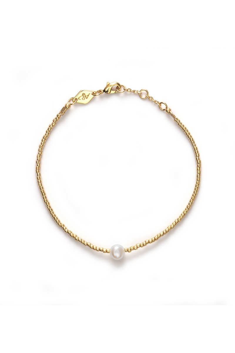 Anni Lu - Armbånd - Guld - Pearly Bracelet