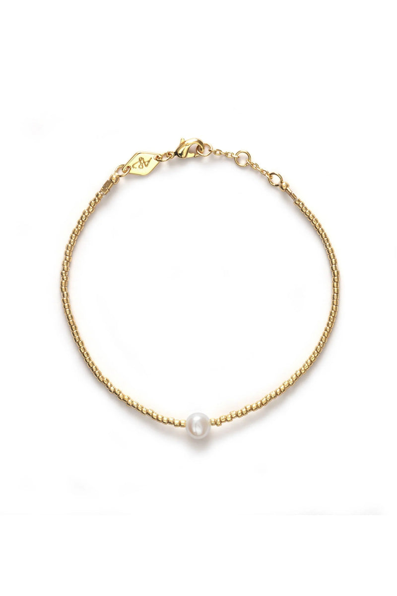 Anni Lu - Armbånd - Guld - Pearly Bracelet