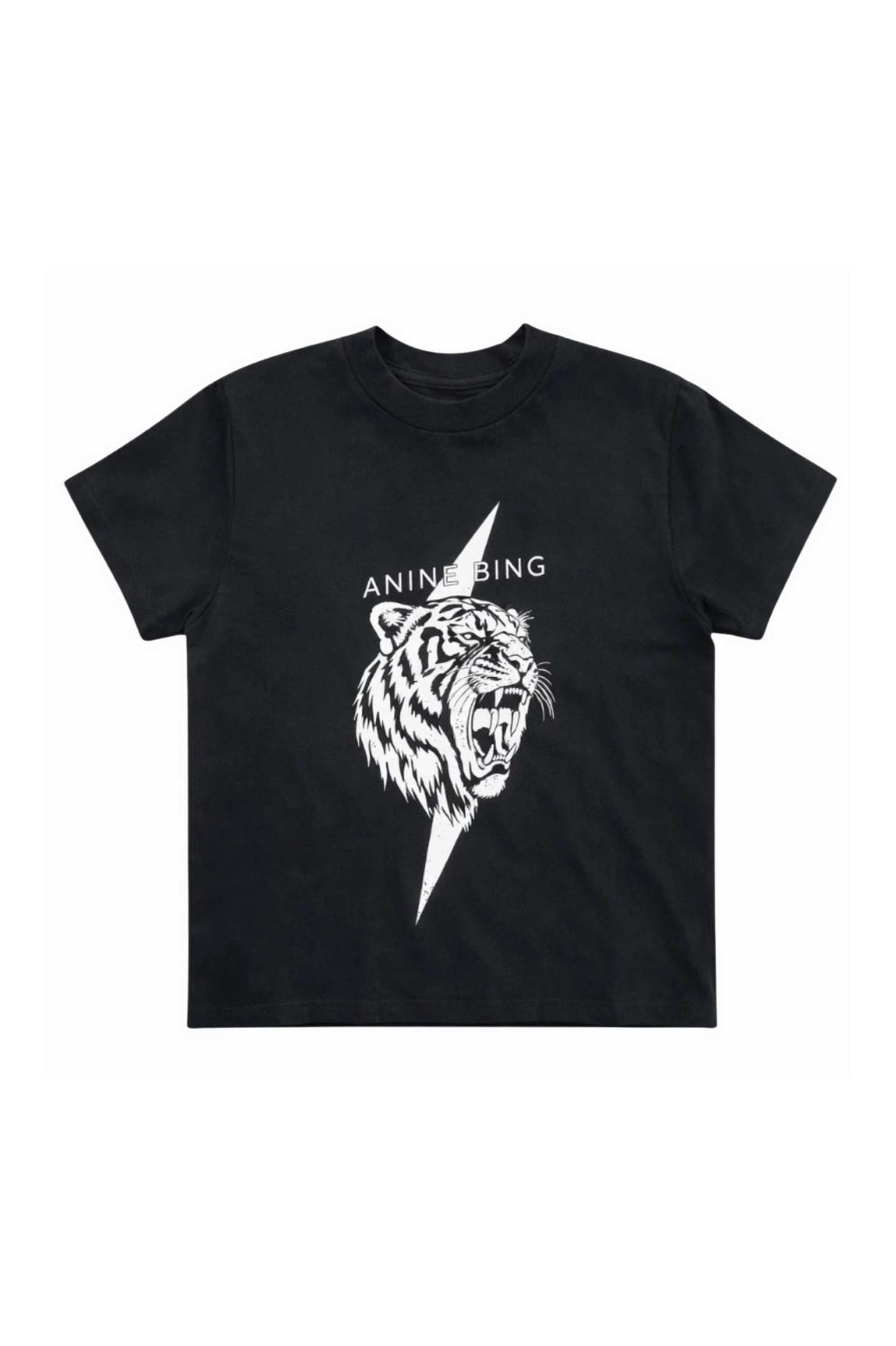 Anine Bing - T-shirt - Vintage Black - Wagner Tee Tiger