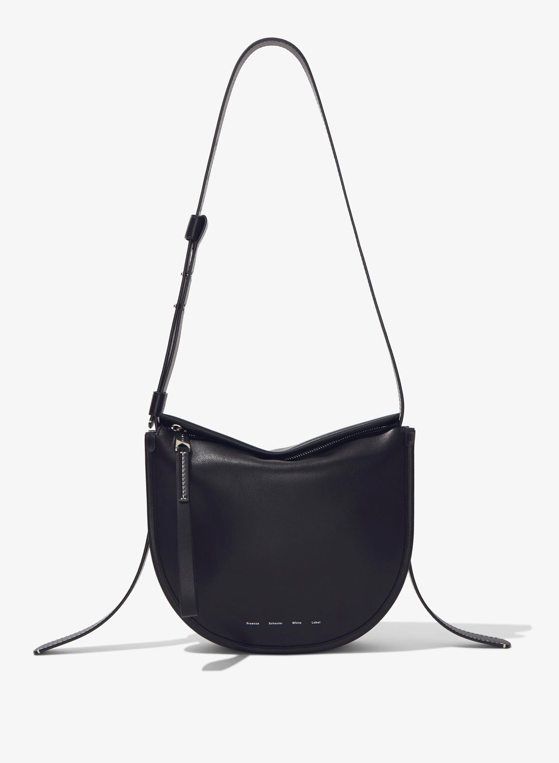 Proenza Schouler White Label Medium Baxter Bag In Leather Black