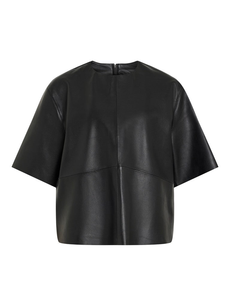 bluse fra Rouge Edit i 100% lammelæder