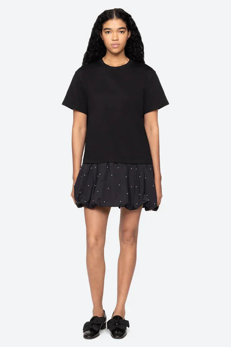 Sea New York - Kjole - Sort - Alberta Pearl T-shirt Dress