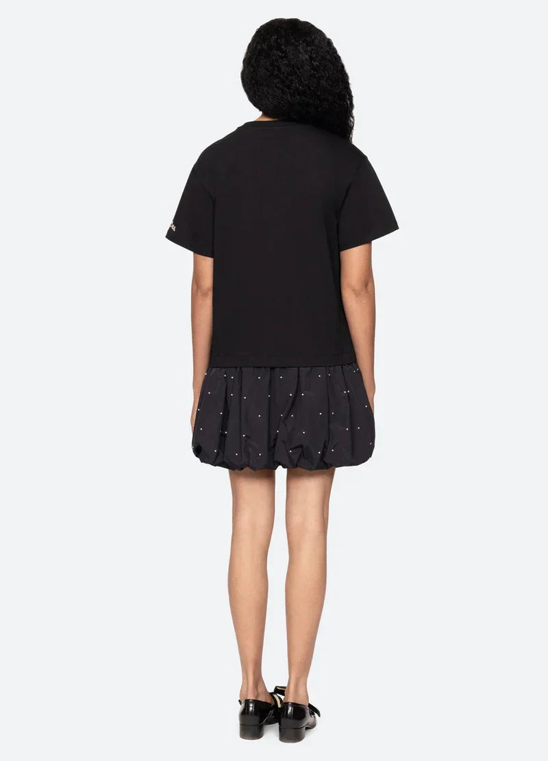 Sea New York - Kjole - Sort - Alberta Pearl T-shirt Dress
