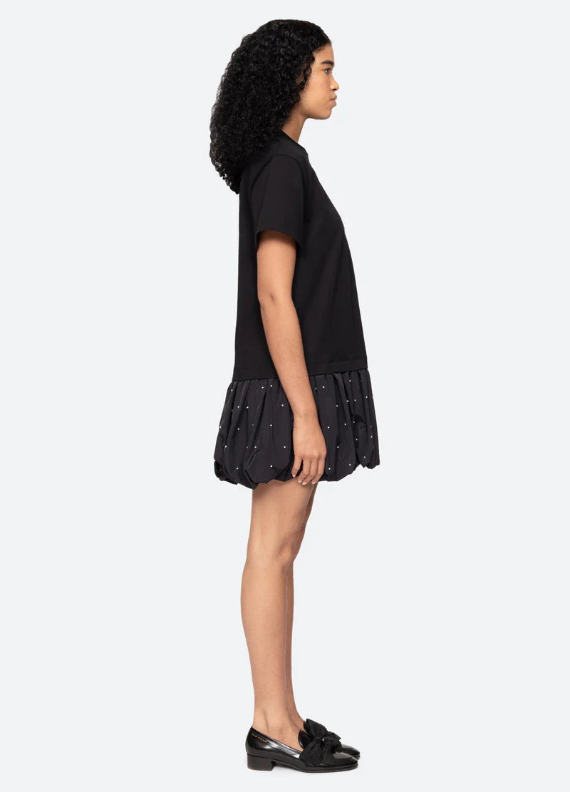 Sea New York - Kjole - Sort - Alberta Pearl T-shirt Dress