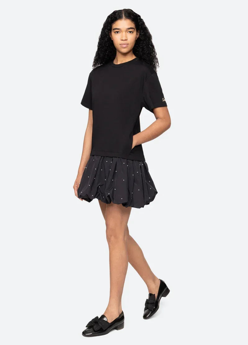 Sea New York - Kjole - Sort - Alberta Pearl T-shirt Dress