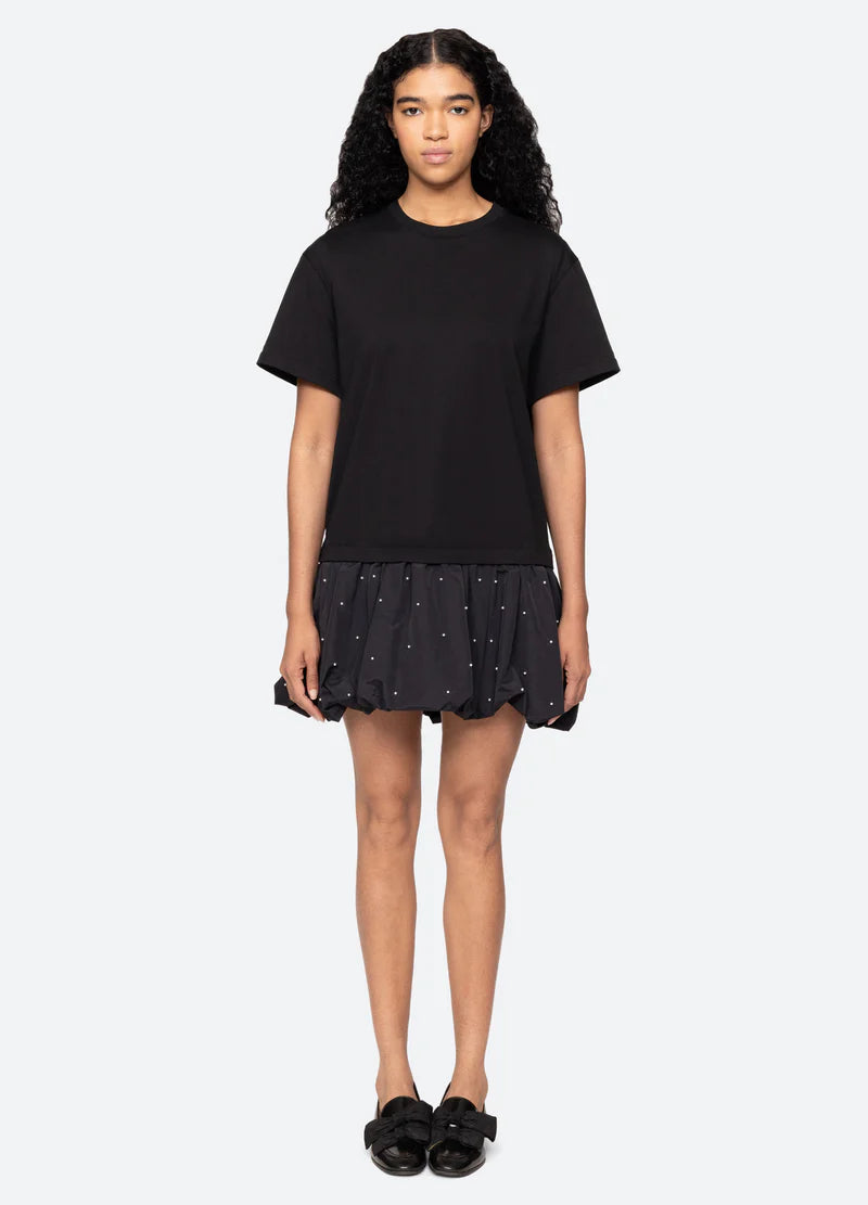 Sea New York - Kjole - Sort - Alberta Pearl T-shirt Dress