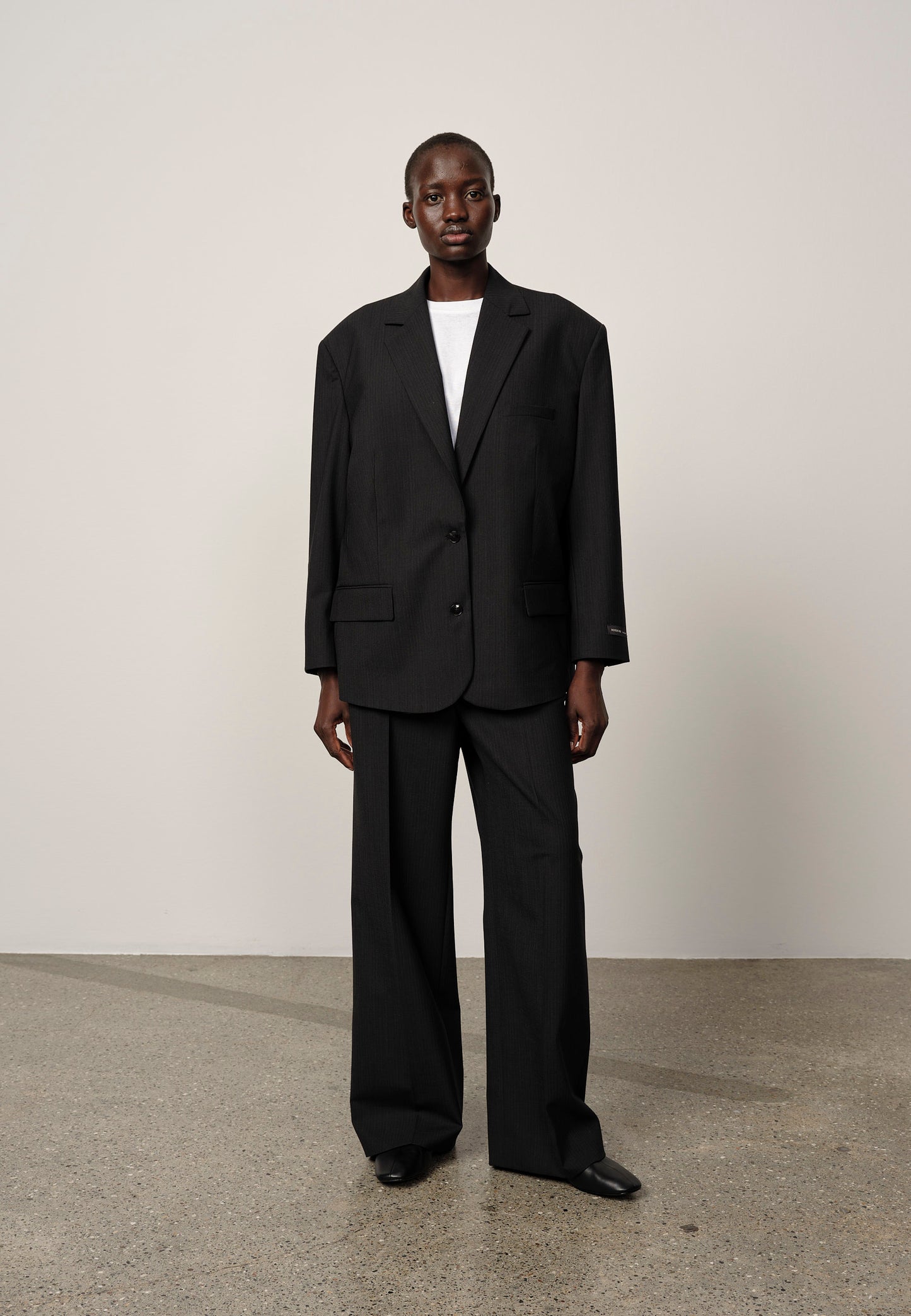 Herskind - Oversized Blazer - Grey Pinstripe - Rui