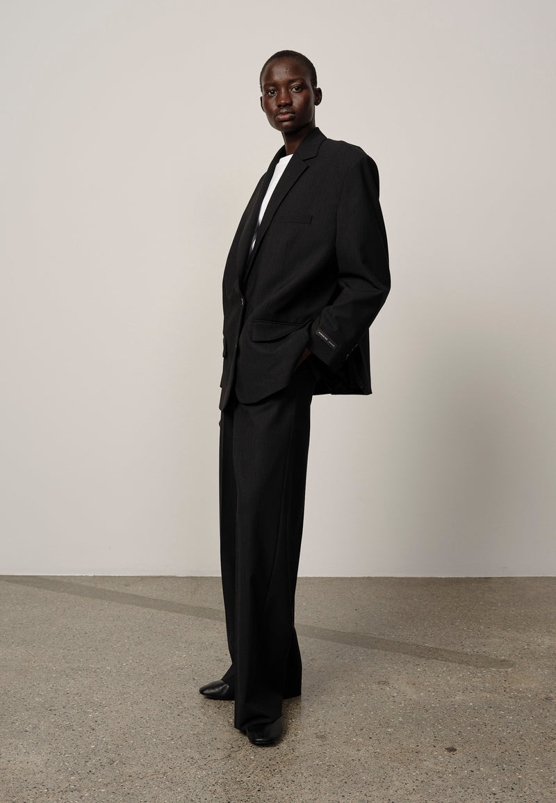 Herskind - Oversized Blazer - Grey Pinstripe - Rui