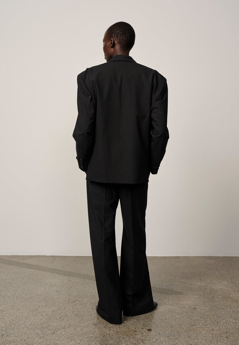 Herskind - Oversized Blazer - Grey Pinstripe - Rui