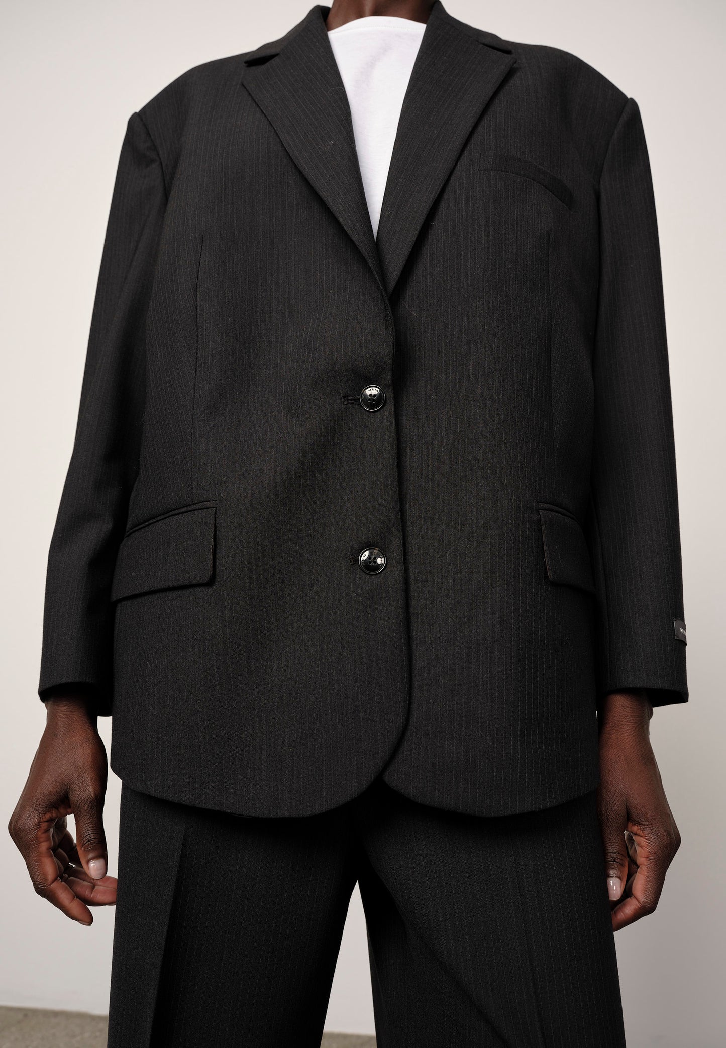 Herskind - Oversized Blazer - Grey Pinstripe - Rui