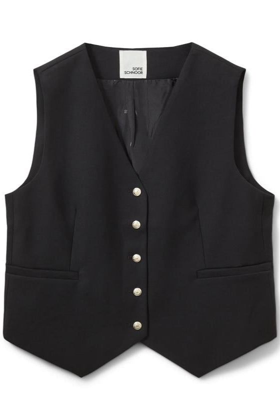 Sofie Schnoor - Vest - Black - Ila