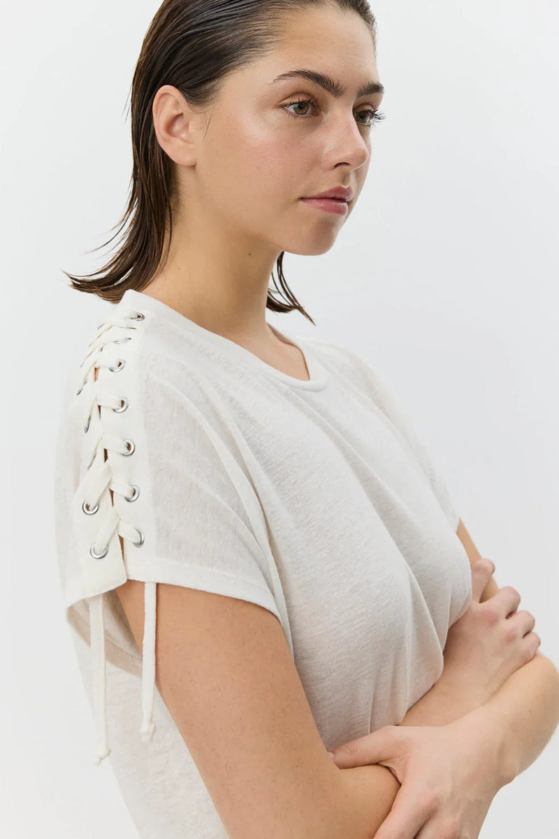 Sofie Schnoor - T-shirt - Off White - Aleid