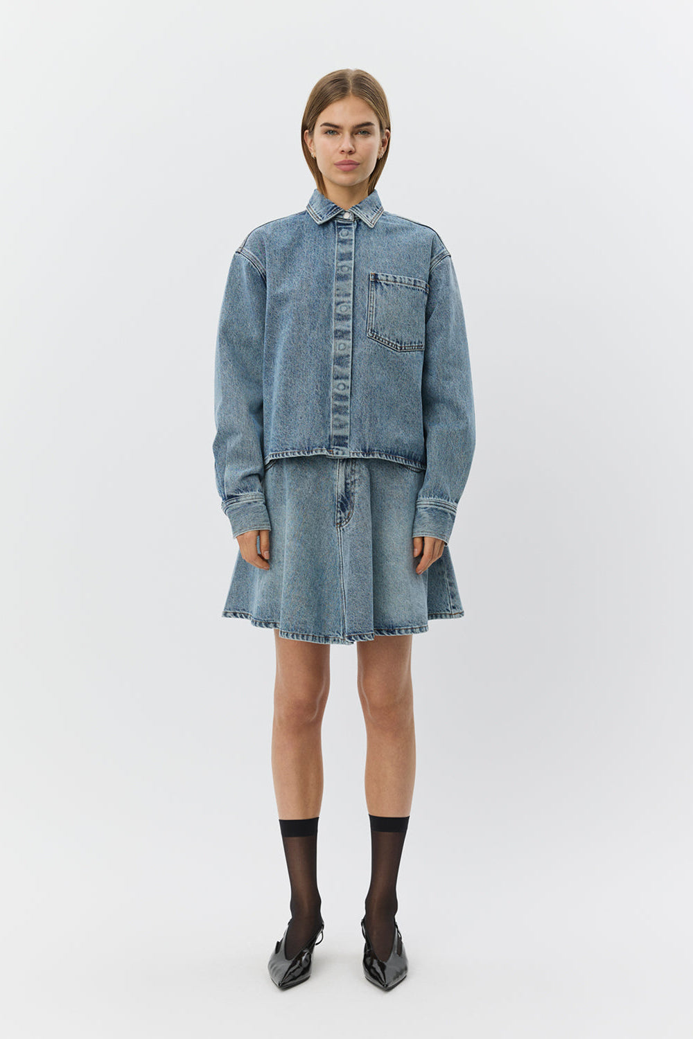 Sofie Schnoor - Denimskjorte - Denim - Nash