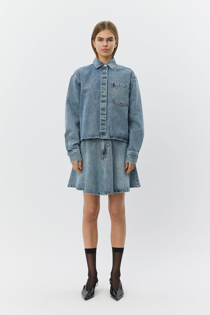 Sofie Schnoor - Denimskjorte - Denim - Nash