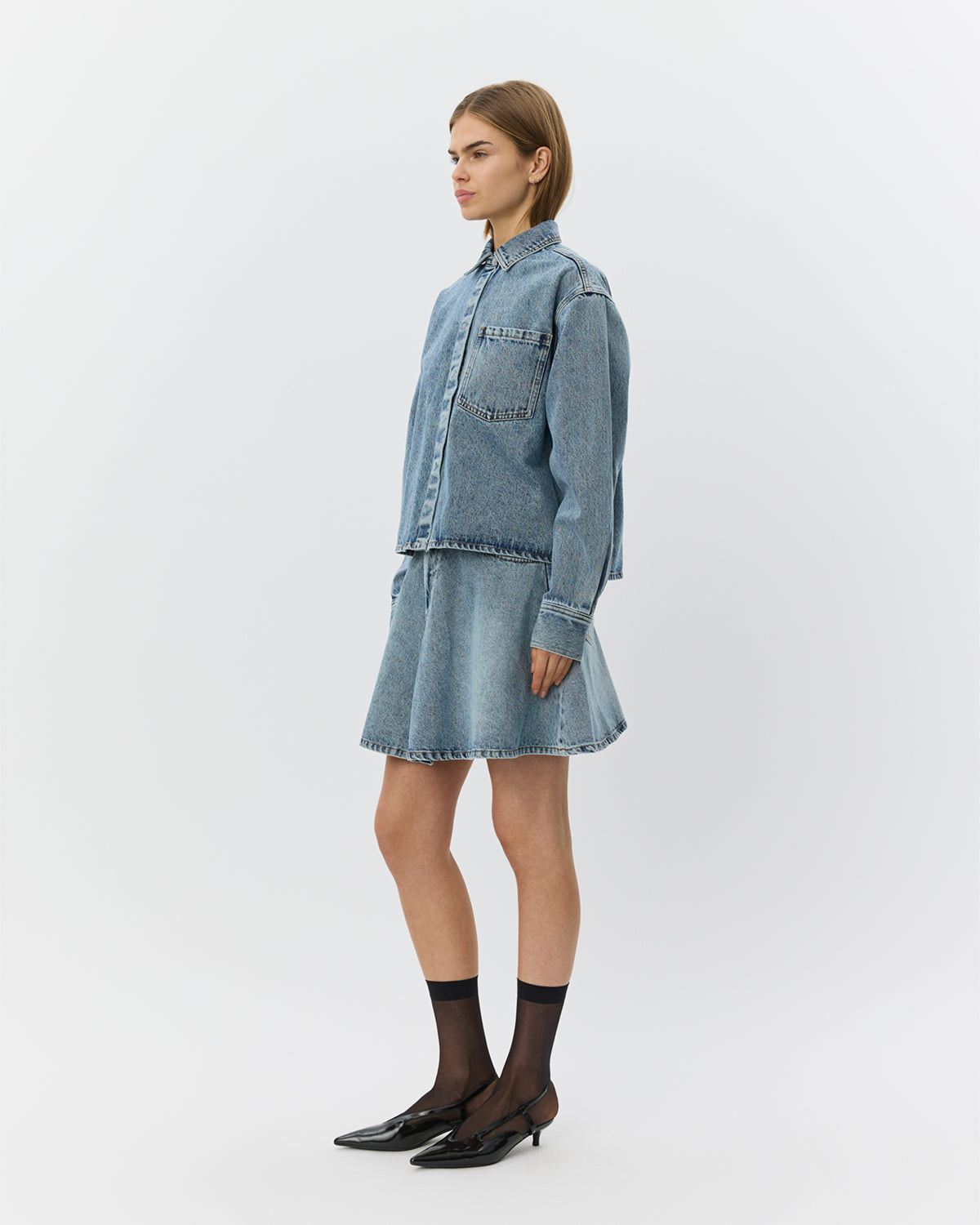 Sofie Schnoor - Denimskjorte - Denim - Nash