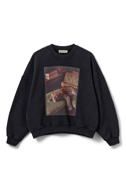 Oversize sweatshirt fra Sofie Schnoor i vasket sort packshot