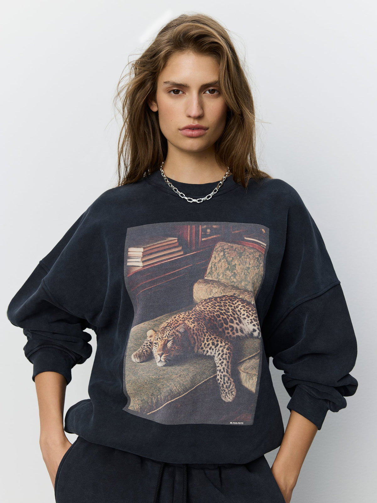 Sofie Schnoor - Sweatshirt - Washed black - Parossw, billede 8