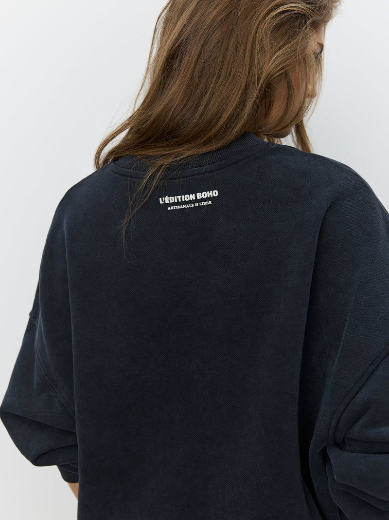 Sofie Schnoor - Sweatshirt - Washed black - Parossw, billede 9