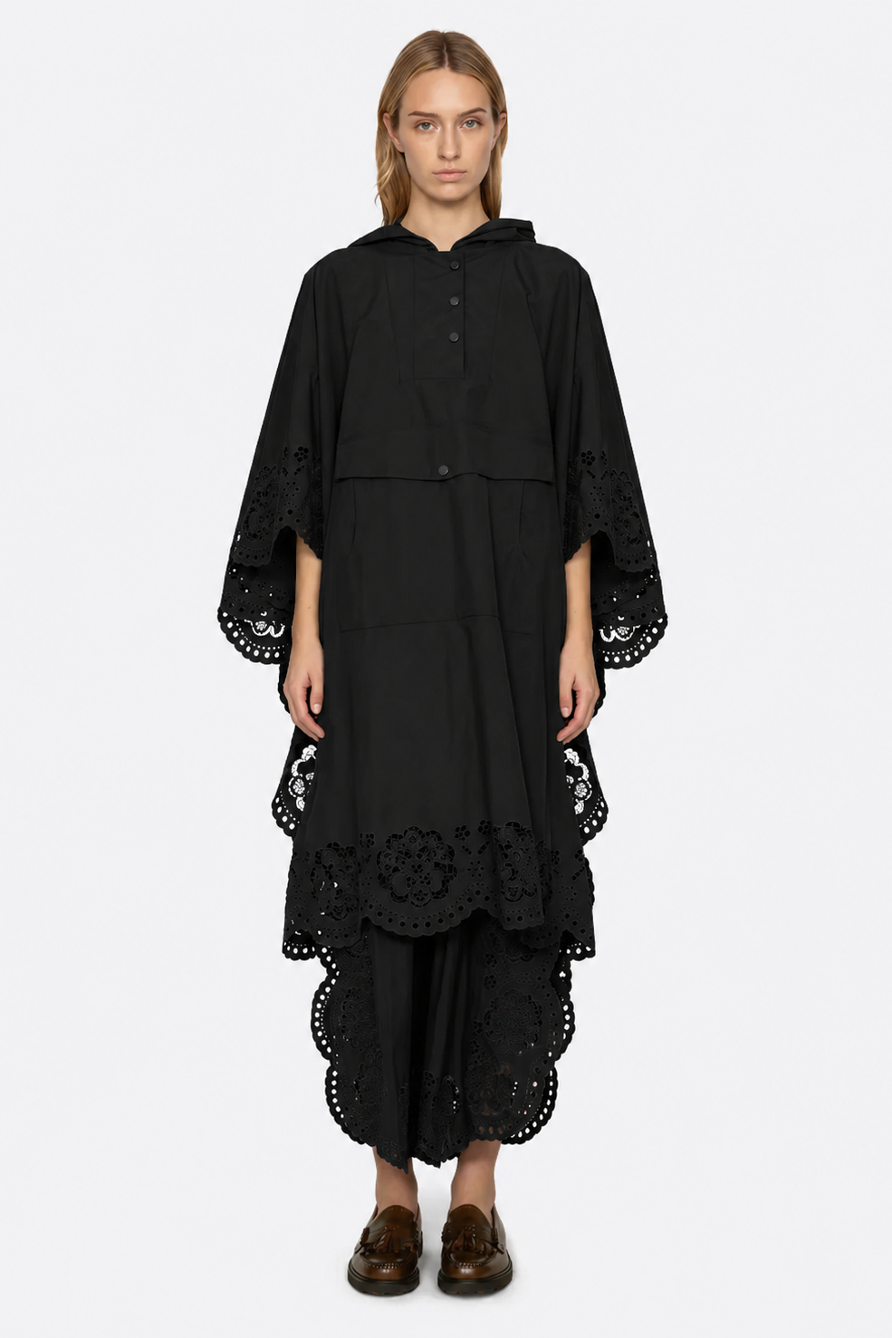 Sea New York - Anorak - Black - Vittoria Eyelet