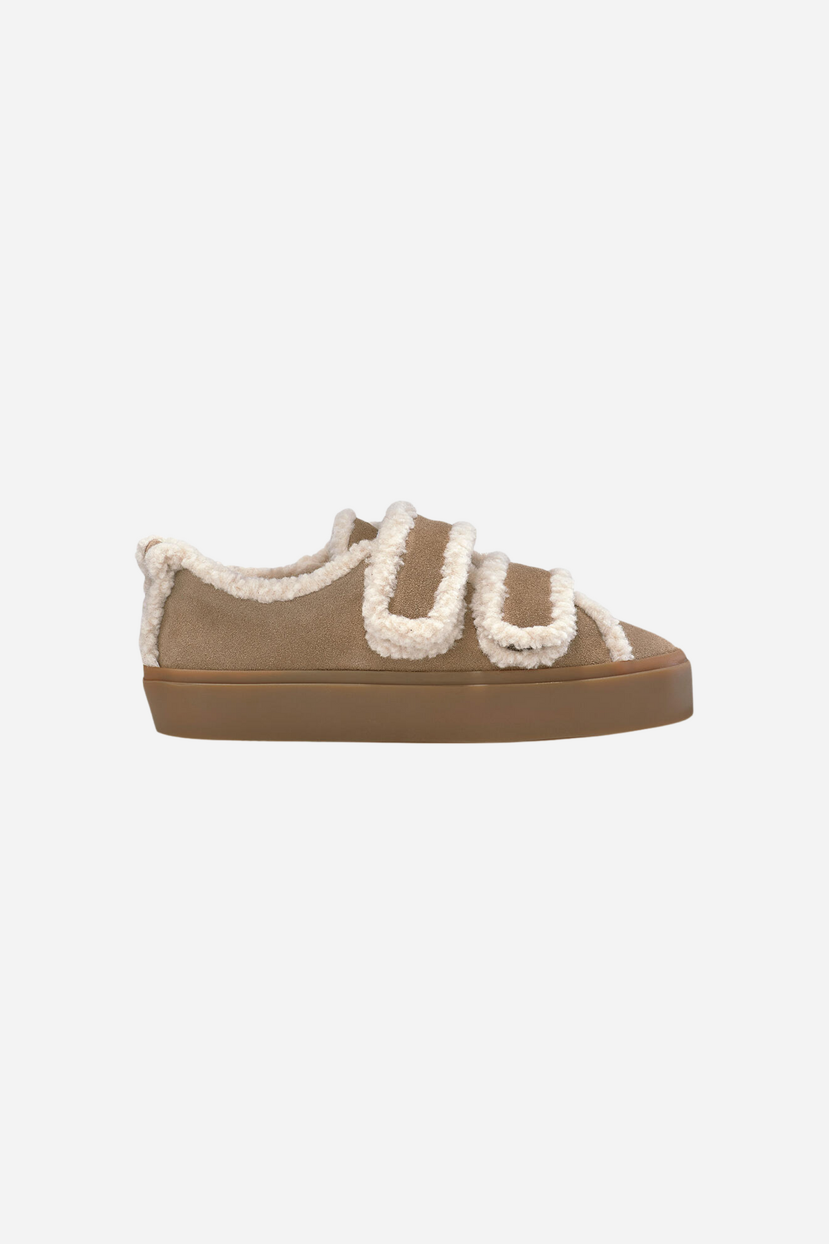 INUIKII - Vintersko - Light Beige - Shearling Low Velcro